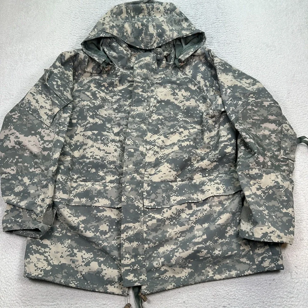 US Military Parka Size XL Cold Weather Camo Gen II ECWCS **Seam Tape Failure**